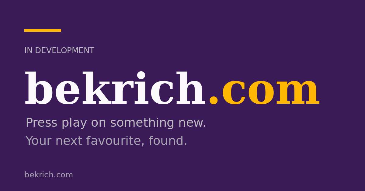 Link preview image for bekrich.com